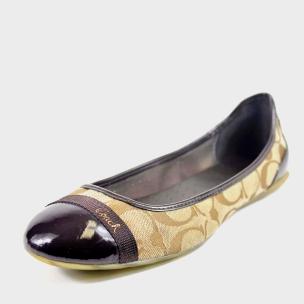 COACH CECILE SIG C FLAT SHOES SIZE 5 - Picture 5 of 16